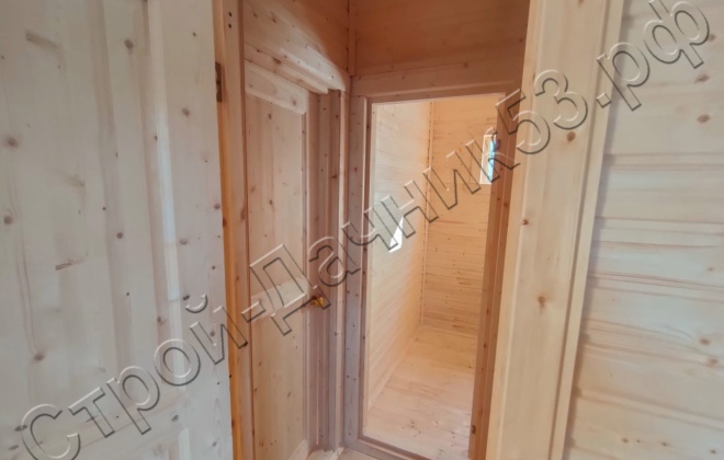 4 Брусовой дом ОД-46, 7х8м, 56 М², Московская область, Красногорский район, п. Ильинское-Усово. (10)